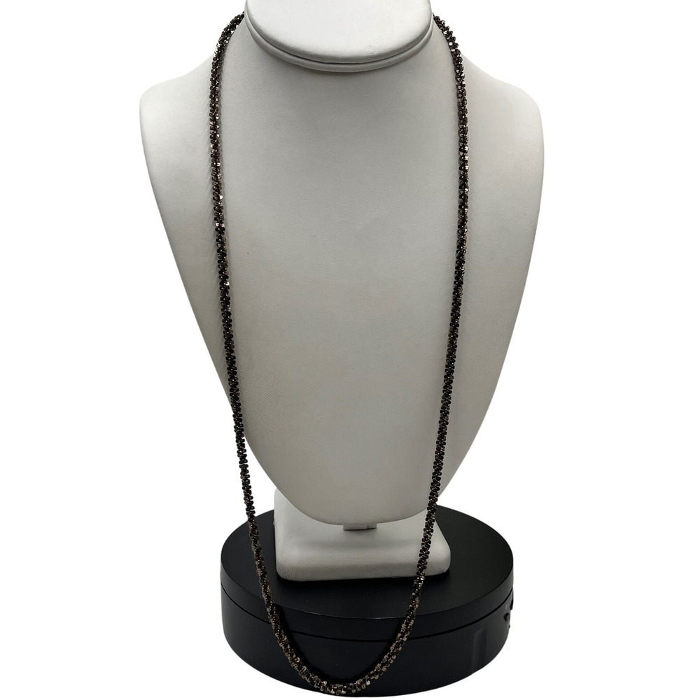 Karizia SpA KA 1772 Black Rhodium 925 Italy‎  Sterling Silver Chain Necklace